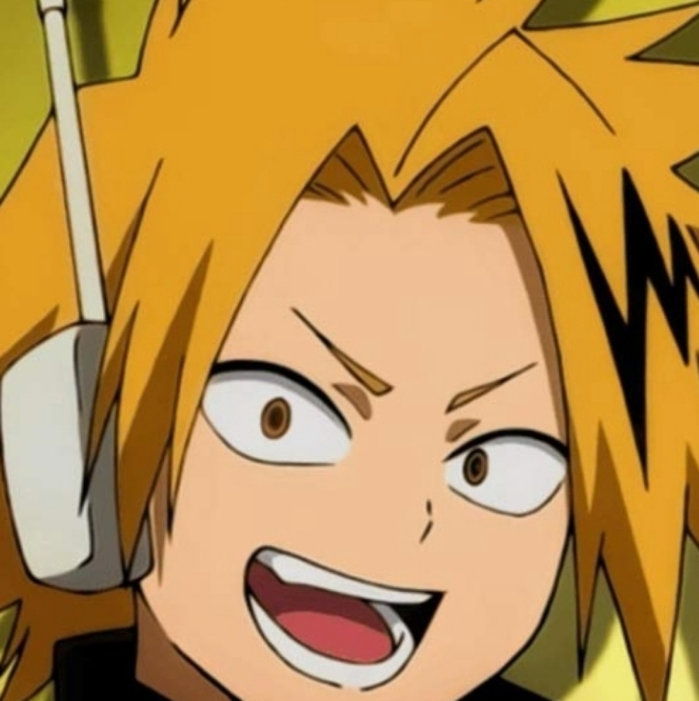 NEW Hero Academia Denki Kaminari Cosplay Wigs Anime Halloween
